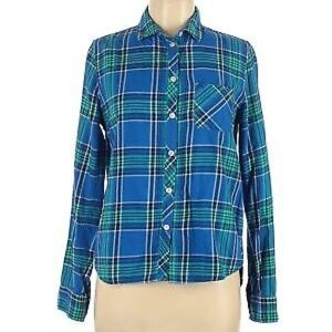 2 for $15 | American Eagle Blue Plaid Shirt | Size M